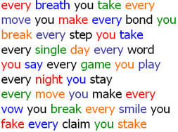 Every Breath You Take